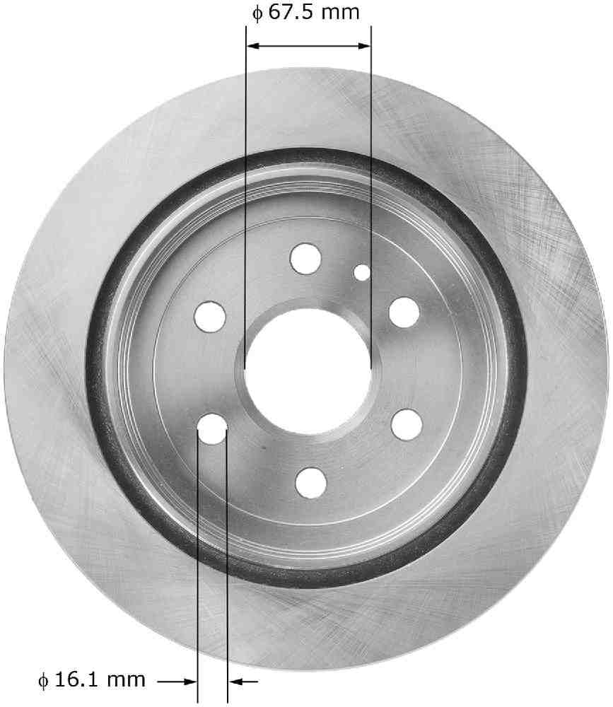 Bendix PRT5972 Premium Brake Rotor