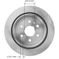 thumbnail image 1 of Bendix PRT5972 Premium Brake Rotor, 1 of 1