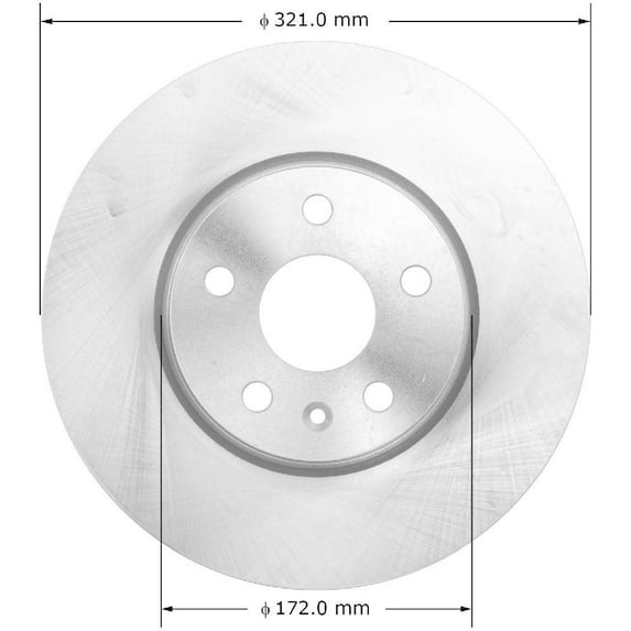 Bendix PRT5973 Premium Brake Rotor