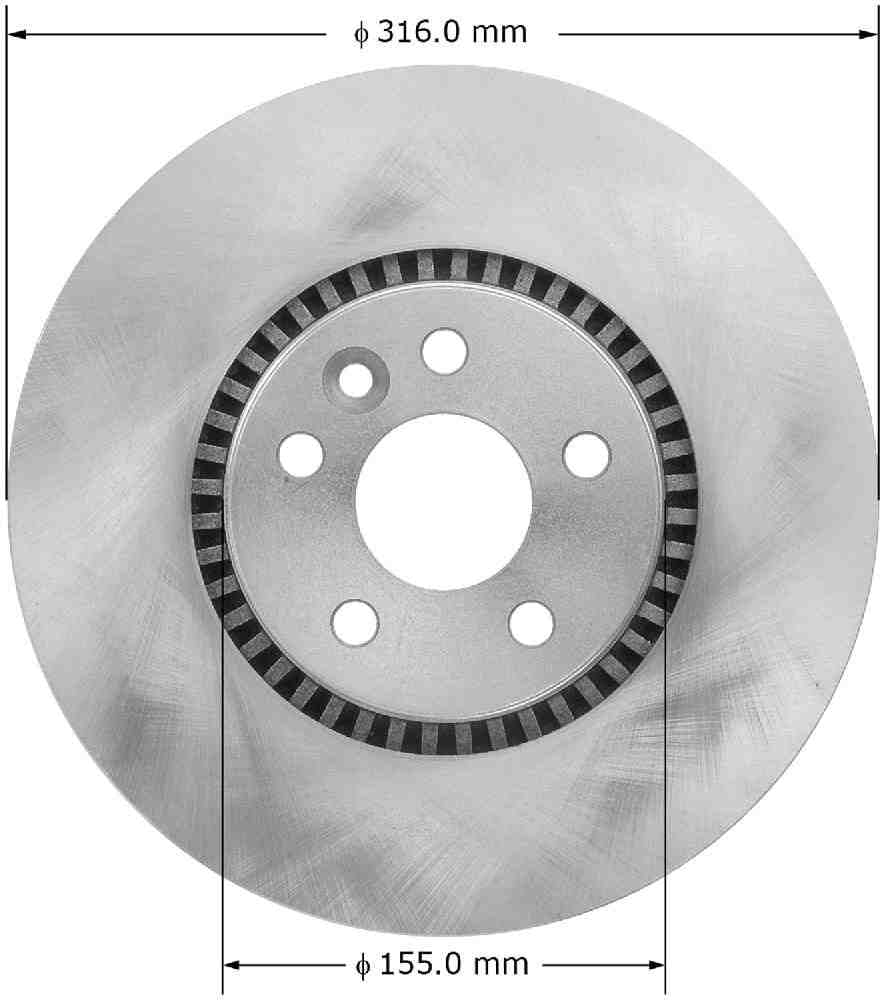 Bendix PRT6007 Premium Brake Rotor