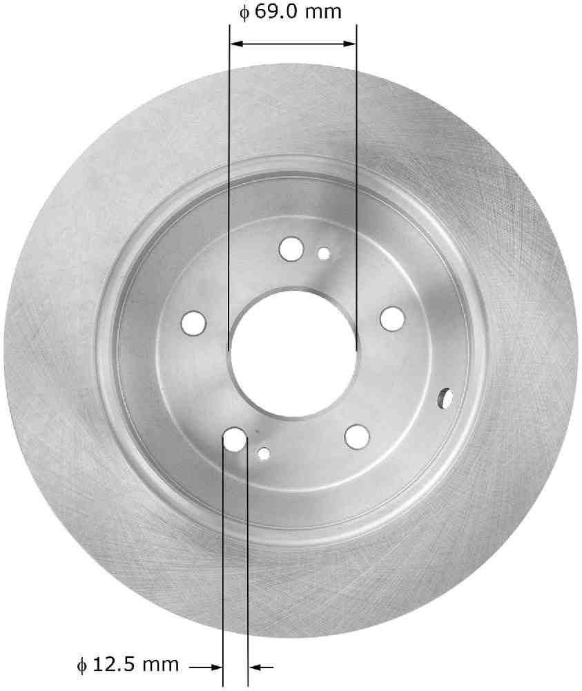 Bendix PRT6037 Premium Brake Rotor