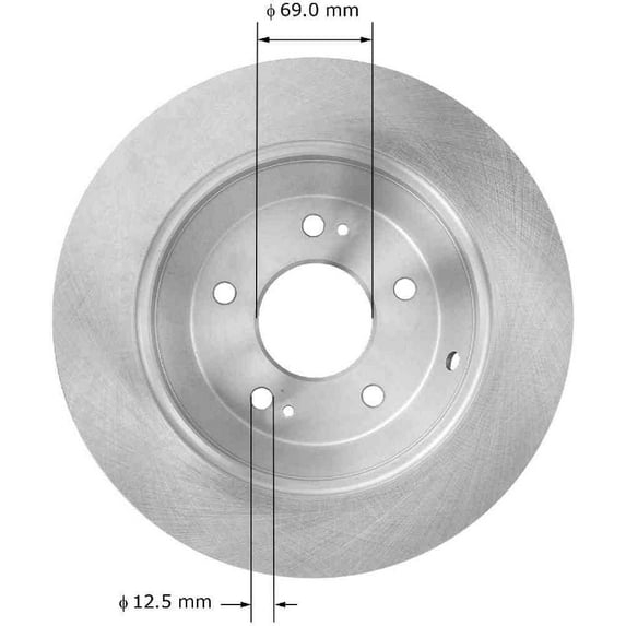 Bendix PRT6037 Premium Brake Rotor