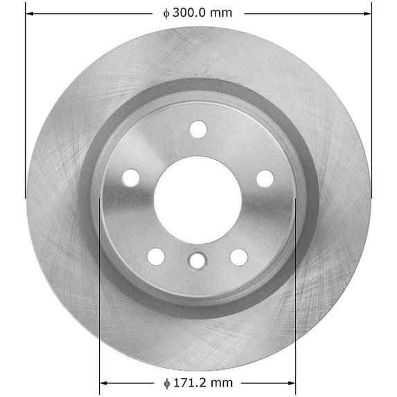 Bendix PRT6046 Premium Brake Rotor