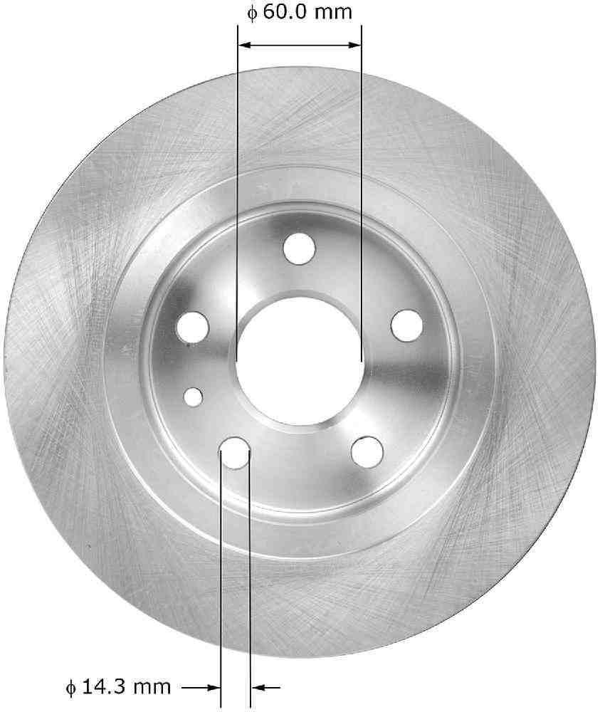 Bendix PRT6062 Premium Brake Rotor