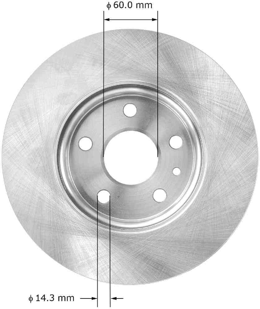 Bendix PRT6063 Premium Brake Rotor