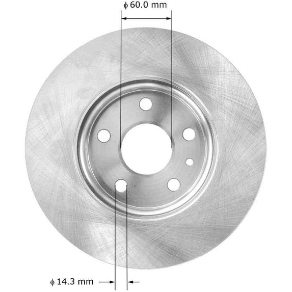 Bendix PRT6063 Premium Brake Rotor