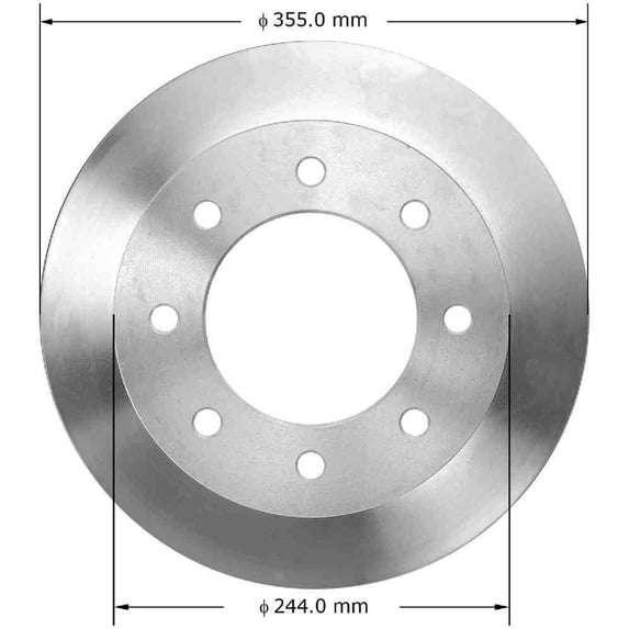 Bendix PRT6076 Premium Brake Rotor