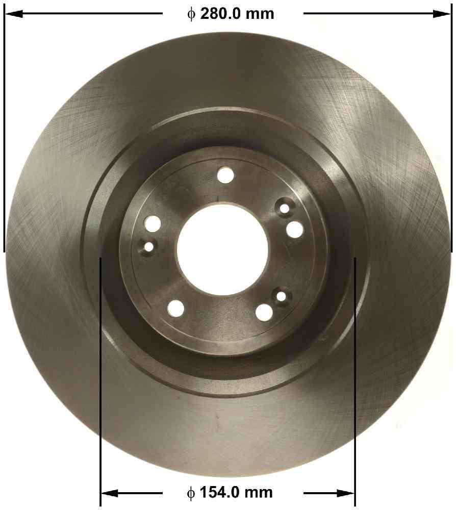 Bendix PRT6154 Premium Brake Rotor