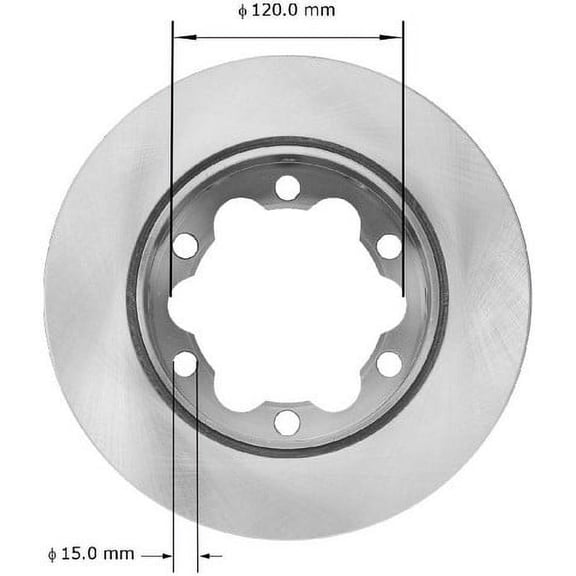 Bendix Premium Drum And Rotor Disc Brake Rotor P/N:Prt5768 Fits select: 2005-2006 DODGE SPRINTER, 2003-2005 SPRINTER 2500 SPRINTER