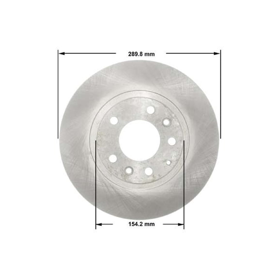 Bendix Premium Drum And Rotor Disc Brake Rotor P/N:Prt5805 Fits select: 2006-2014 MAZDA MX-5 MIATA