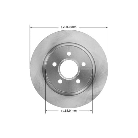 Bendix Premium Drum And Rotor Disc Brake Rotor P/N:Prt5884 Fits select: 2004-2011 VOLVO S40, 2006-2013 VOLVO C70