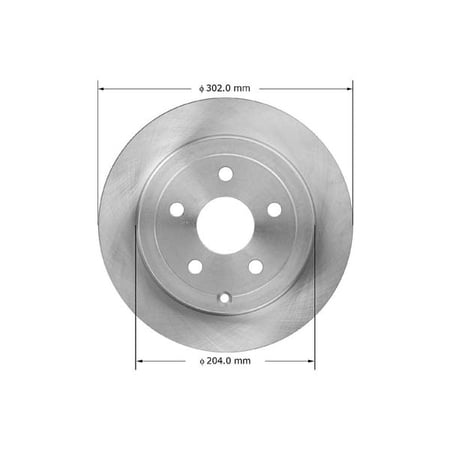 Bendix Premium Drum And Rotor Disc Brake Rotor P/N:Prt5919 Fits select: 2008-2009 PONTIAC G8