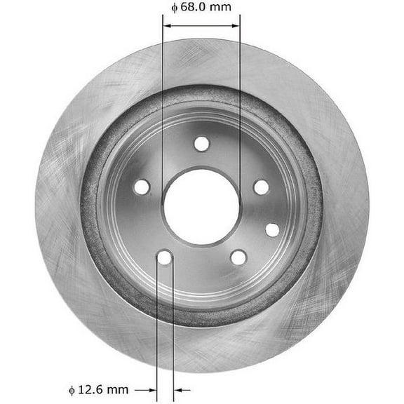 Bendix Premium Drum And Rotor Disc Brake Rotor P/N:Prt5948