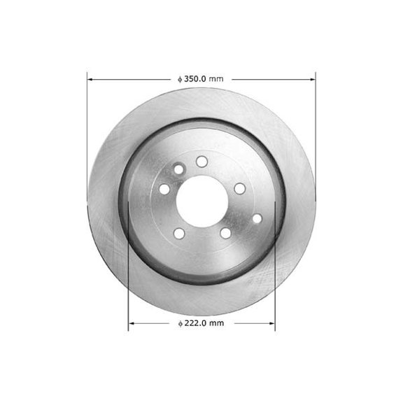 Bendix Premium Drum And Rotor Disc Brake Rotor P/N:Prt5989 Fits select: 2006-2009 LAND ROVER RANGE ROVER SPORT, 2005-2009 LAND ROVER LR3