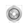 thumbnail image 1 of Bendix Premium Drum And Rotor Disc Brake Rotor P/N:Prt6006 Fits select: 2011-2012,2014 VOLVO S60, 1 of 2