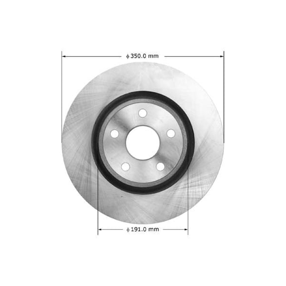 Bendix Premium Drum And Rotor Disc Brake Rotor P/N:Prt6100 Fits select: 2011-2017 JEEP GRAND CHEROKEE, 2011-2019 DODGE DURANGO