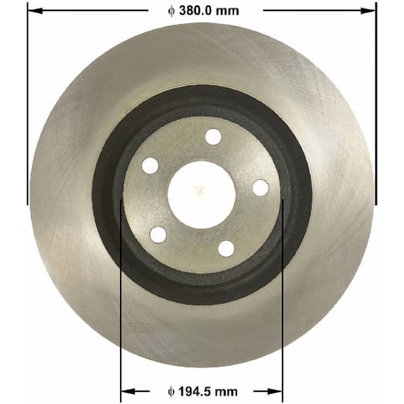 Bendix Premium Drum And Rotor Disc Brake Rotor P/N:Prt6172 Fits select: 2012-2014 JEEP GRAND CHEROKEE, 2018 JEEP GRAND CHEROKEE SRT-8