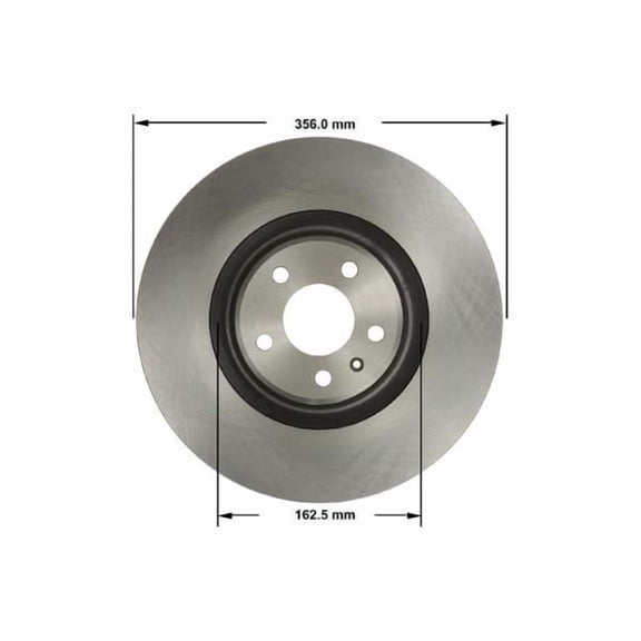 Bendix Premium Drum And Rotor Disc Brake Rotor P/N:Prt6185 Fits select: 2012-2013,2015-2018 AUDI A6