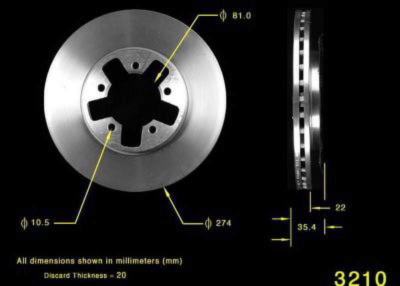 Bendix PRT1310 Premium Brake Rotor
