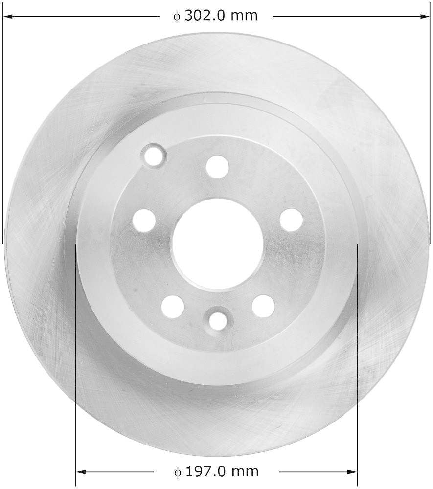 Bendix PRT6060 Premium Brake Rotor