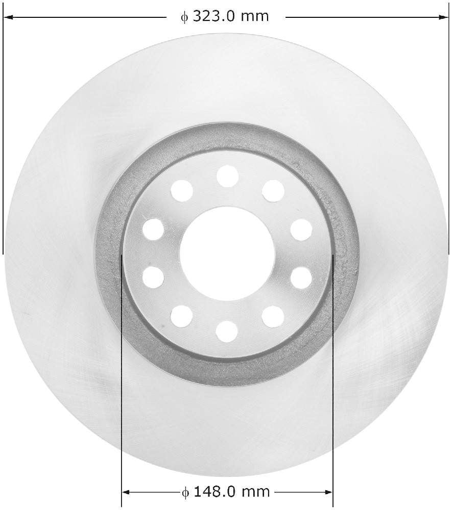 Bendix PRT6081 Premium Brake Rotor