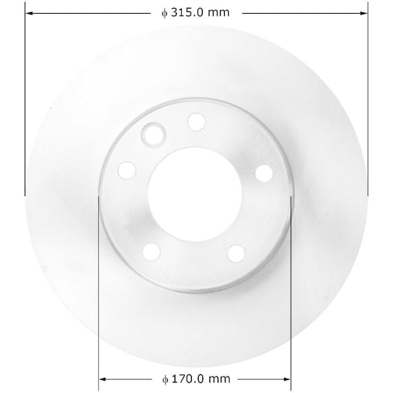 Bendix PRT6115 Premium Brake Rotor