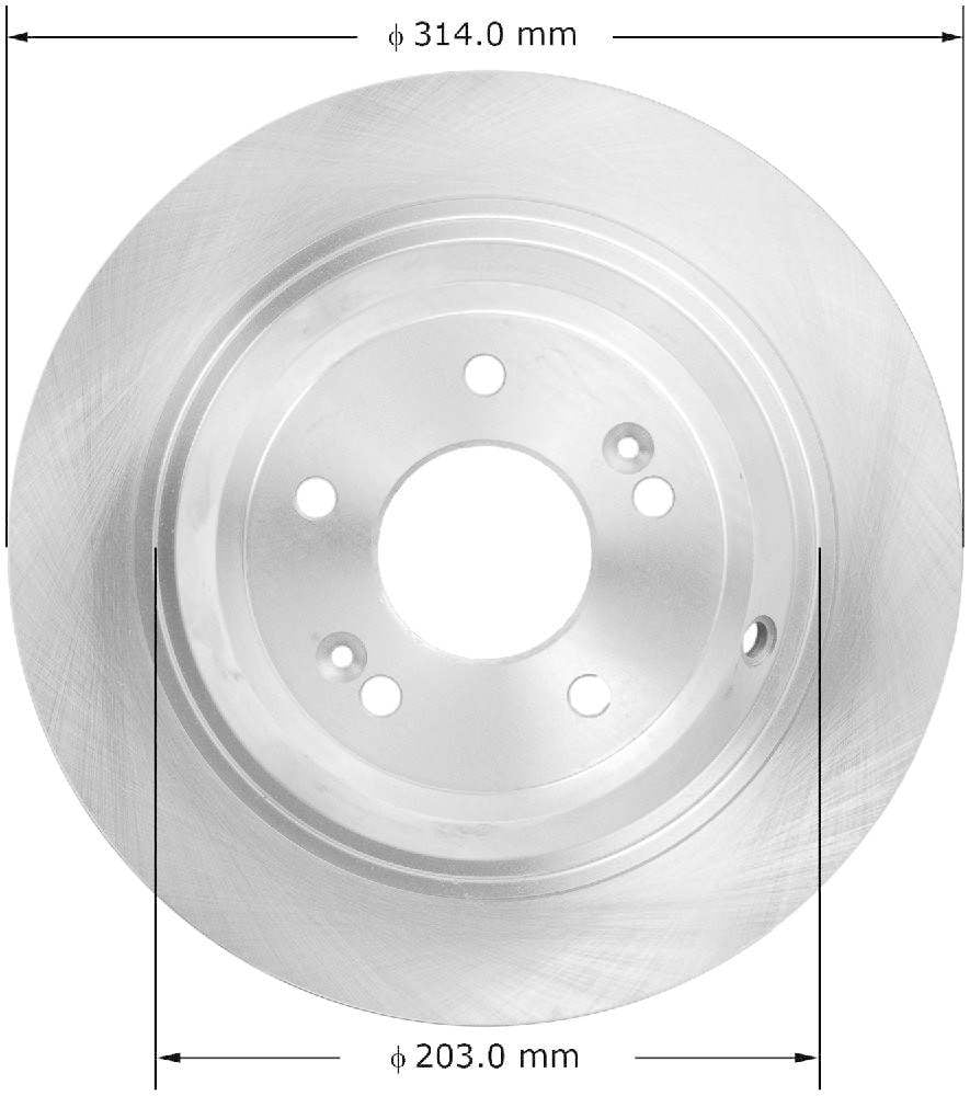 Bendix PRT6126 Premium Brake Rotor