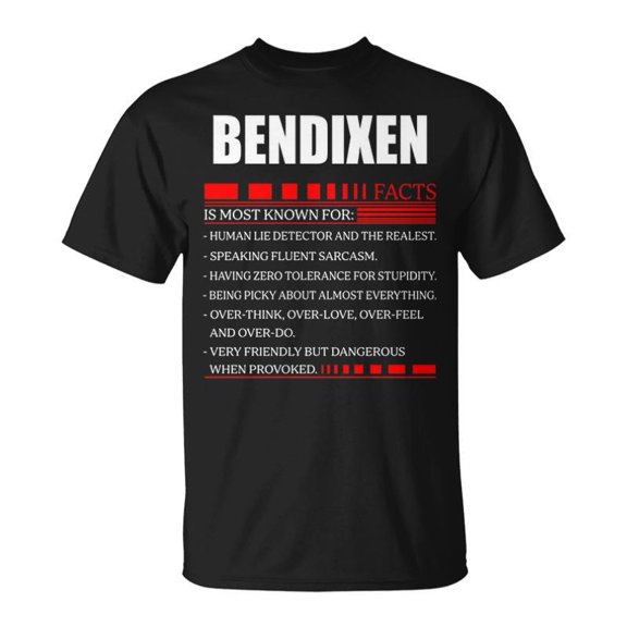 Bendixen Fact Fact T Shirt Bendixen Shirt For Bendixen Fact Unisex TShirt