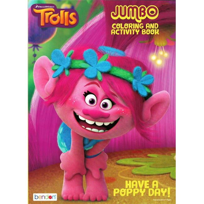 Bendon 2266168 Trolls Jumbo Coloring & Activity Book - Walmart.com