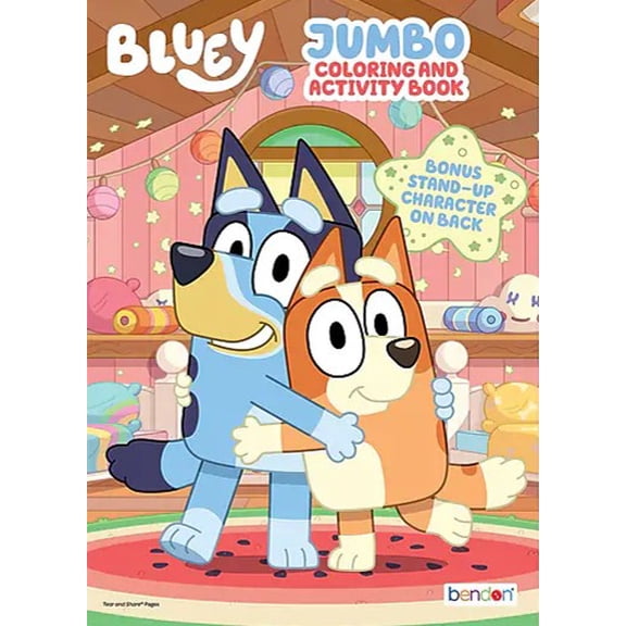 Bendon Bluey Coloring & Activity Book Jumbo