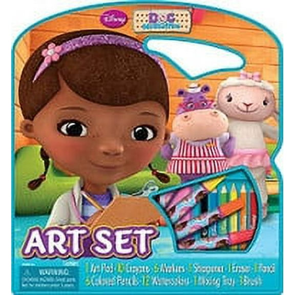 Bendon Doc McStuffins Art Pad and Supplies with Large Art Storage Case (AS03404)