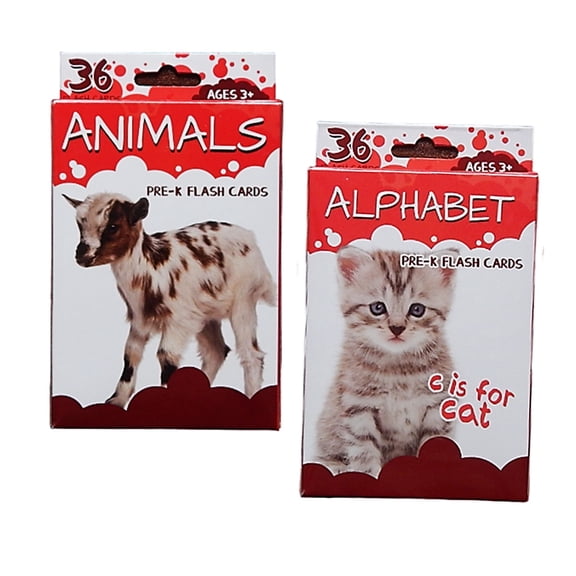 Bendon Flash Cards Bundle Alphabet Animals Learning Letters A B C
