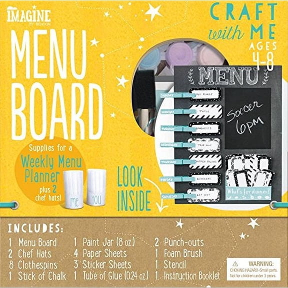 Bendon Imagine Craft with Me Menu Board Craft Kit (46740)