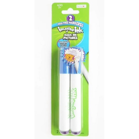 Bendon Imagine Ink Mess Free Markers for Magic Ink Pictures - 2pk