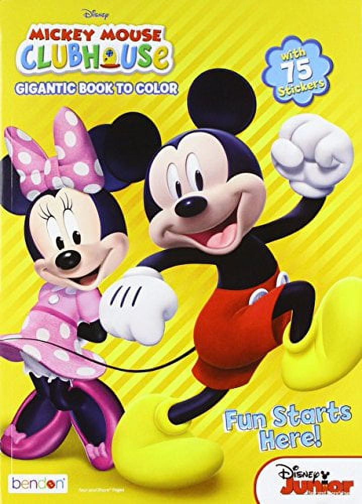 Bendon Mickey Mouse Clubhouse Coloring And Activity Book, 224 Pages