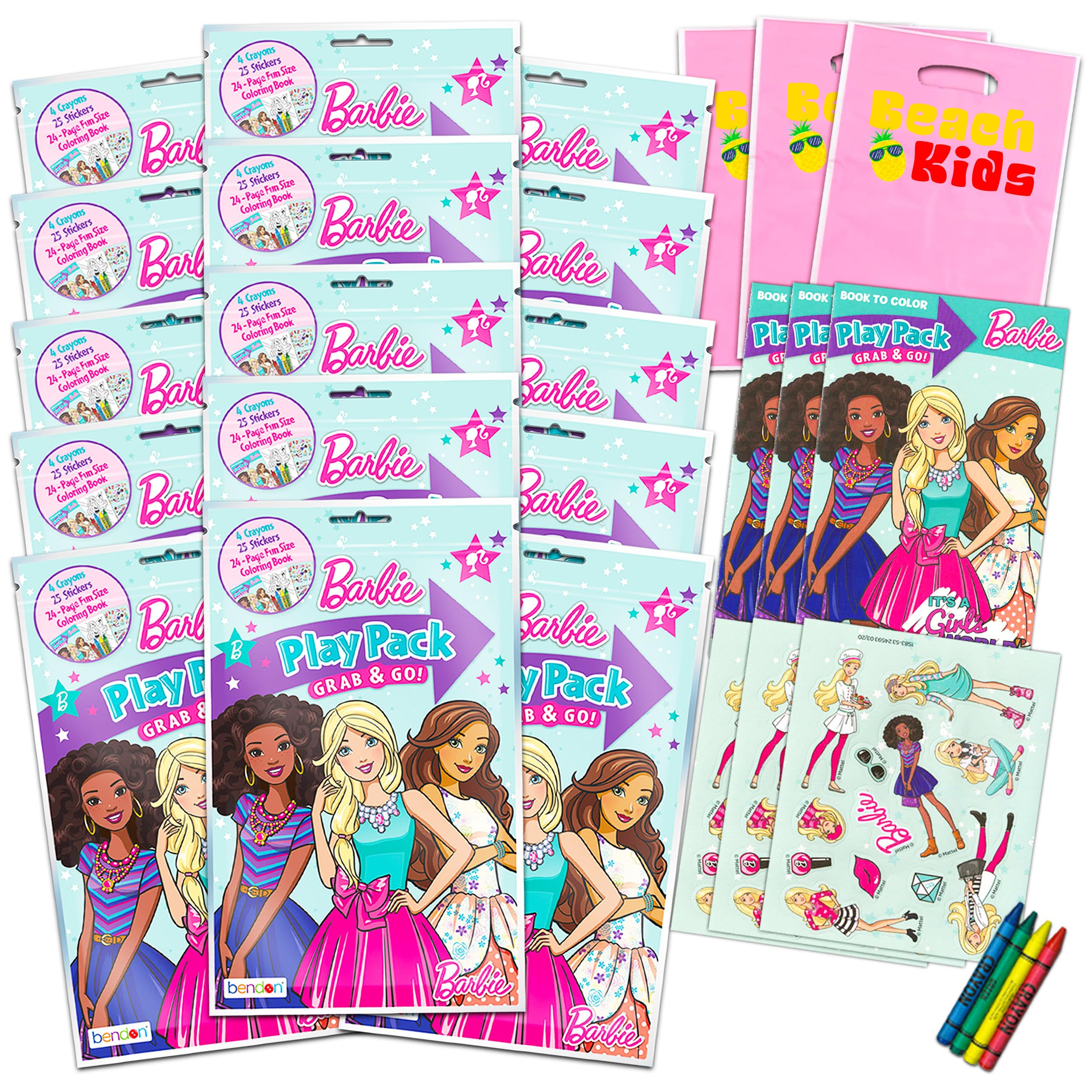 Color Fun Packs Bendon Publishing SetITSC of 15 Kids Play Packs Bundle ~ Fun Party ...