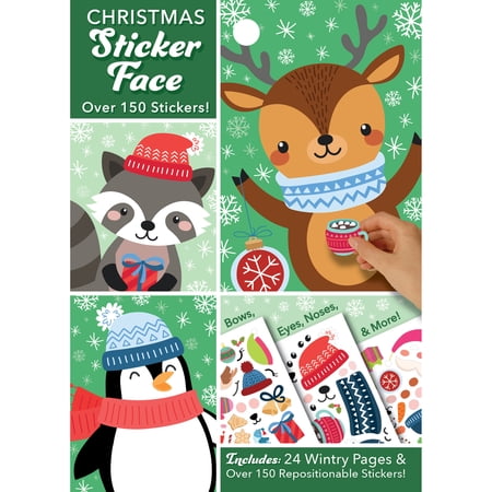 Bendon Reindeer 24-page Mini Sticker Face Pad