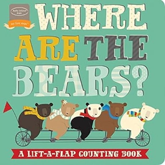 Pre-Owned Bendon Where are The Bears Lift-A-Flap Counting Learning Activity Toy Board Book Learning Toy, 9781505006155, Paperback,