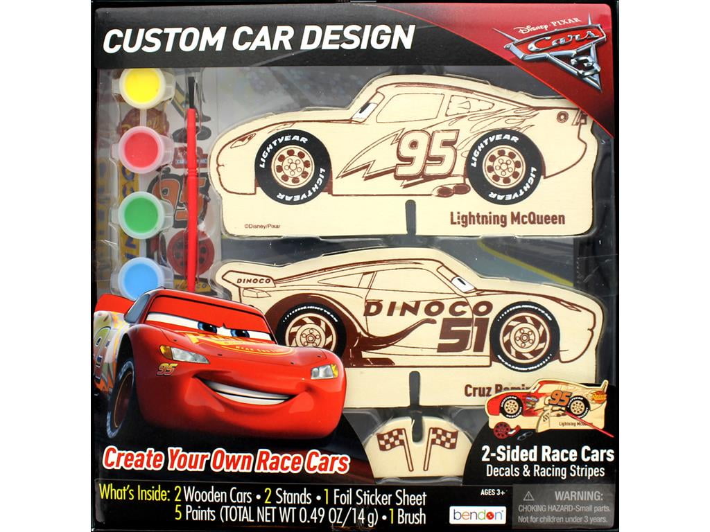 Bendon Wooden Race Car Kit Disney Cars 3 - Walmart.com