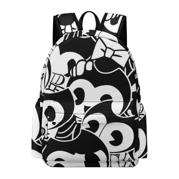 Bendy And The Ink Machine (1) Cute Anime Travel And Hiking Backpack 42x30x15cm