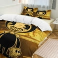 thumbnail image 1 of Bendy And The Ink Machine 3-Piece Bedding Set Soft Warm And Comfortable Soft Bed Set with 1 Duvet Cover And 2 Pillowcases for Bedroom, 1 of 8