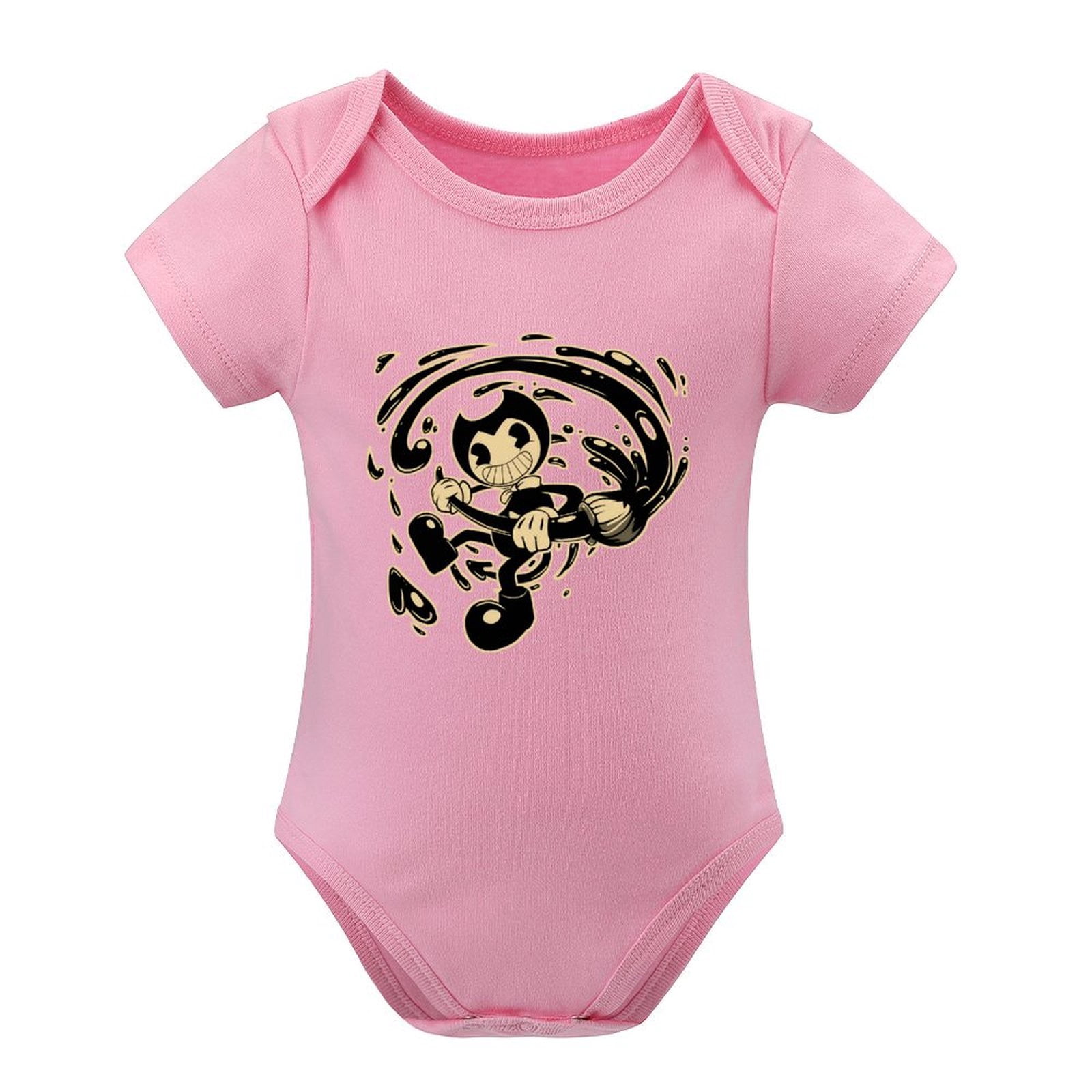 Rapunzie Baby Bodysuit - 'Pug Dog In The Pocket' Onesie, Short Sleeve, Digitally Printed (0-18 Months)