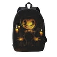thumbnail image 1 of Bendy And The Ink Machine Backpack, Large Capacity 17 Inch Laptop Backpack, Durable Casual Daypack, Water Resistant, 17.3x12.2x5.5 Inch, 1 of 8