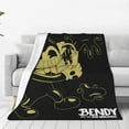 thumbnail image 1 of Bendy And The Ink Machine Blanket Super Soft Cozy Throw Blanket Fuzzy Comfy Flannel Blanket Warm Plush Blankets For Couch, Sofa, Bed 50"X40", 1 of 8