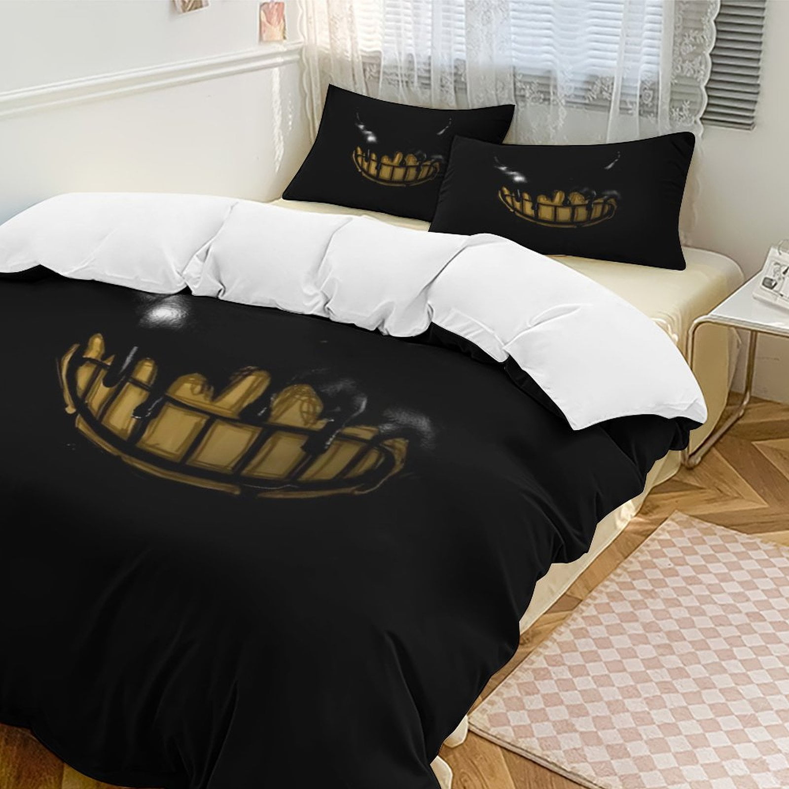 Bendy And The Ink Machine Cartoon Bedding Sets Ultra Soft SkinFriendly