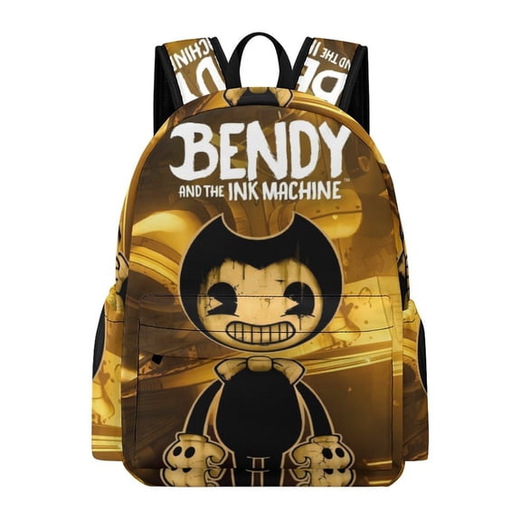 Bendy And The Ink Machine Cute Anime Travel And Hiking Backpack 42x30x15cm