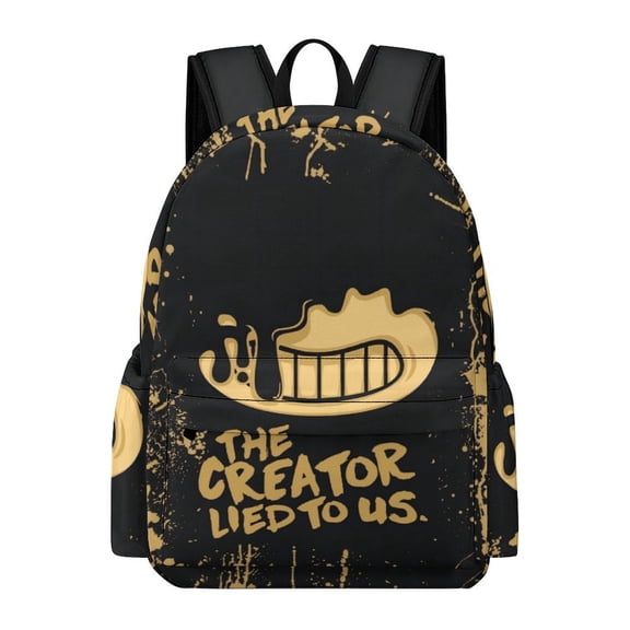Bendy And The Ink Machine Cute Anime Travel And Hiking Backpack 42x30x15cm