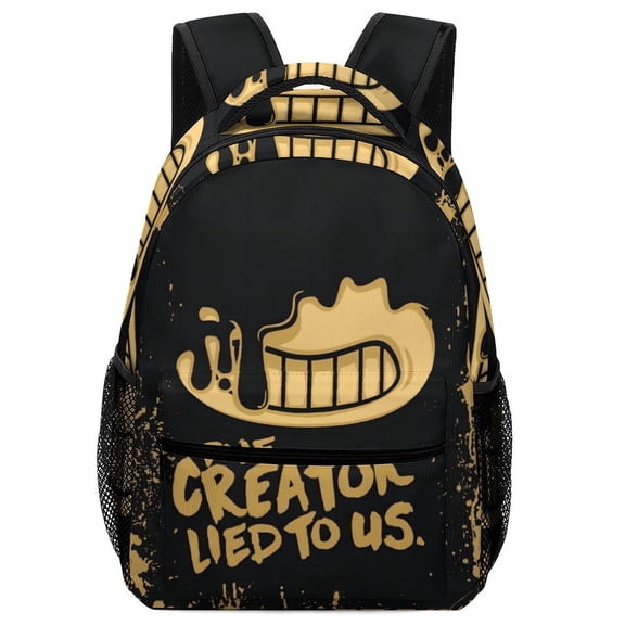 Bendy And The Ink Machine Cute Backpack Lightweight Travel Bag Can Also Be Used As A Laptop Bag One size