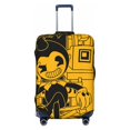 thumbnail image 2 of Stretchy Luggage Cover With Zippers – Anti-Scratch Suitcase Protector (Flower Letter G Design) 2 of 9