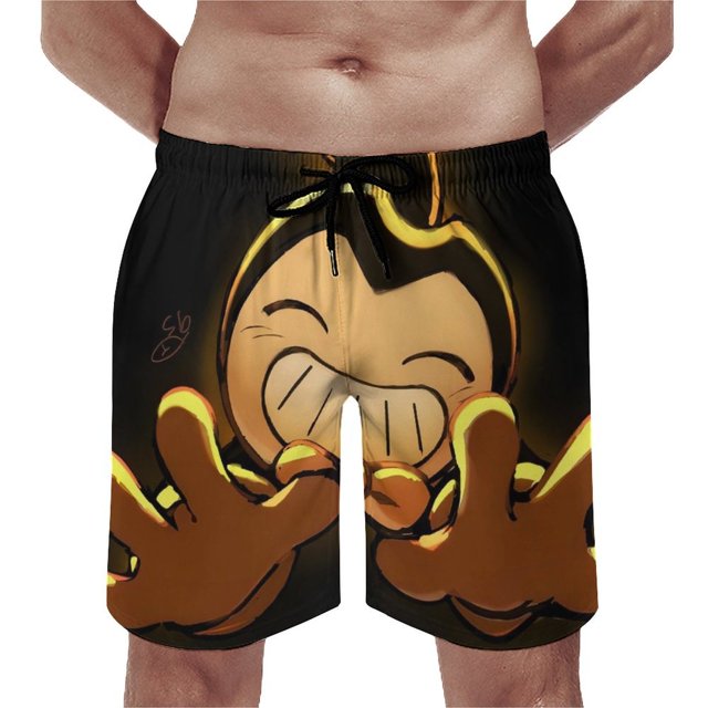 Bendy And The Ink Machine Men's Speedo Quick Dry Beach Double Side